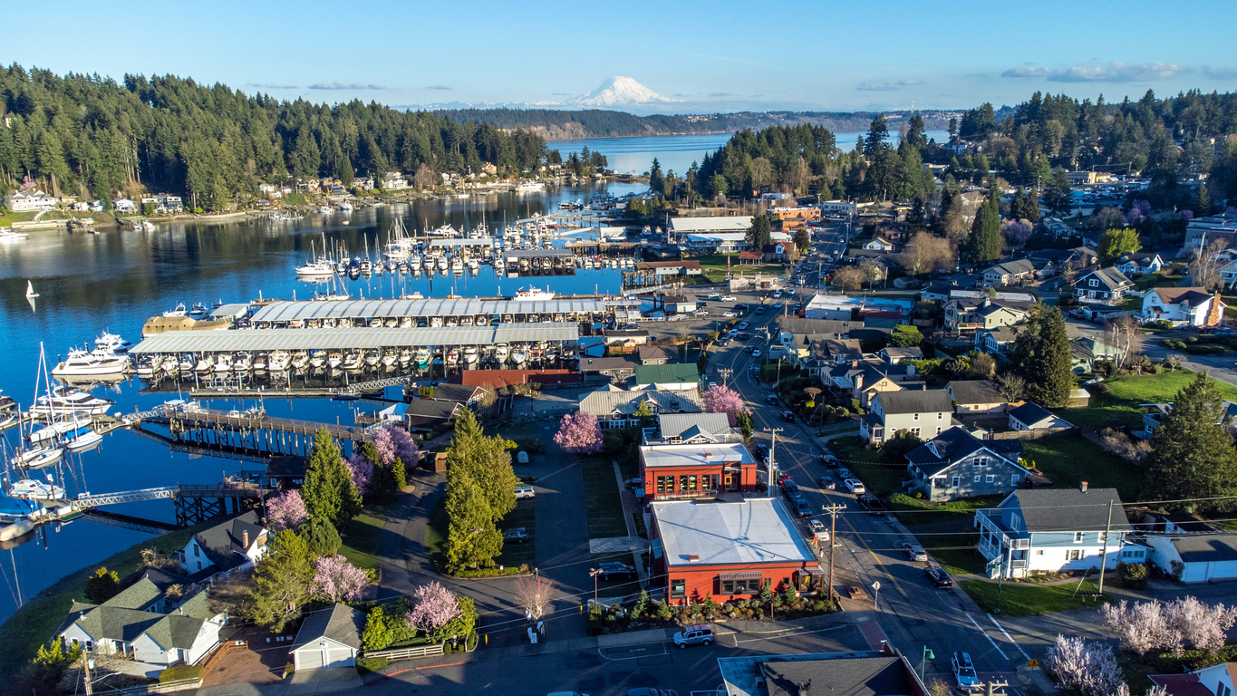 Panoramic Image of Gig Harbor, WA